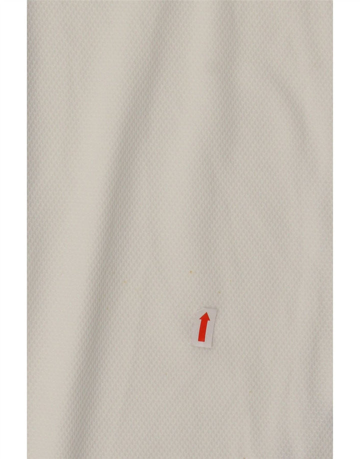 Męska koszulka polo AUSTRALIAN L'ALPINA IT 56 3XL Biały poliester z blokami kolorów