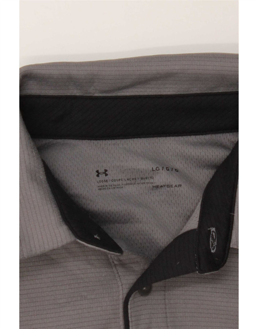 Męska koszulka polo Under Armour Heat Gear, duża, szara
