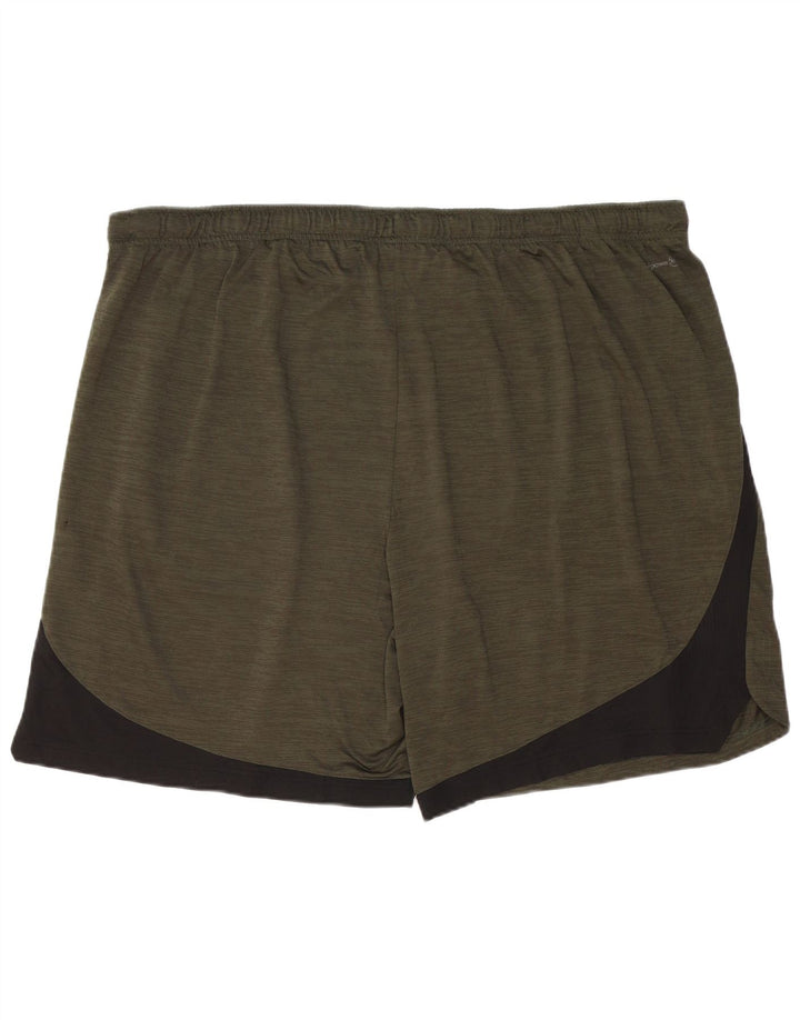 Męskie spodenki sportowe RUSSELL ATHLETIC Dri-Power 3XL w kolorze khaki