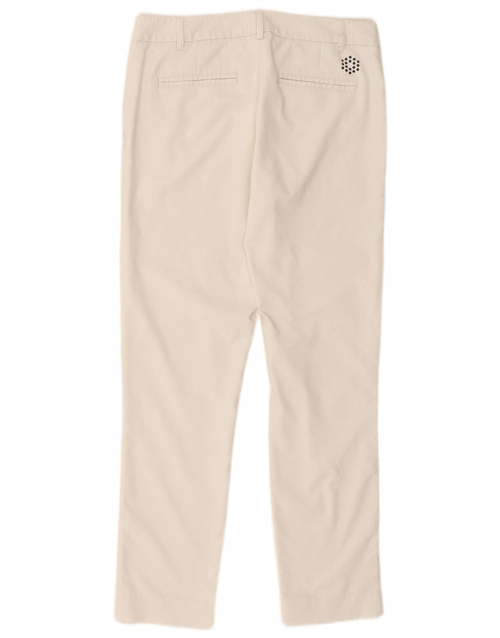 Damskie spodnie Chino Puma Slim UK 10 Small W32 L28 Biały poliester
