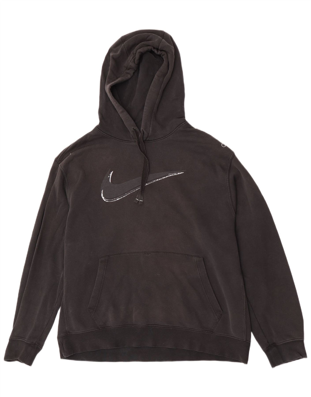 Męski sweter z kapturem Nike z grafiką XL, czarny, bawełniany