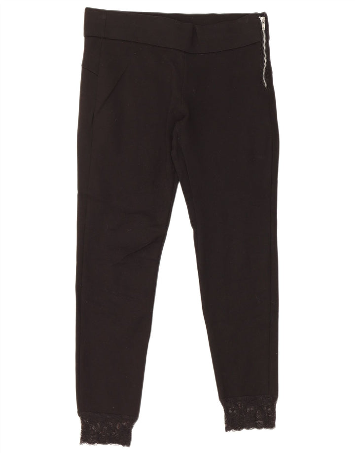 Legginsy Capri damskie Zara UK 14, średnie czarne