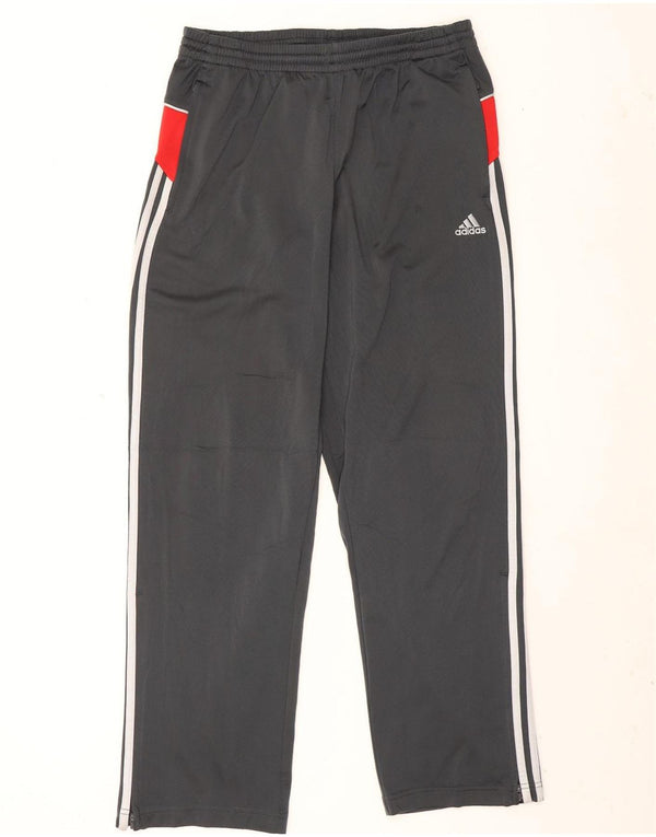 Męskie spodnie dresowe Adidas UK 40/42 Średni szary, kolorowy poliester