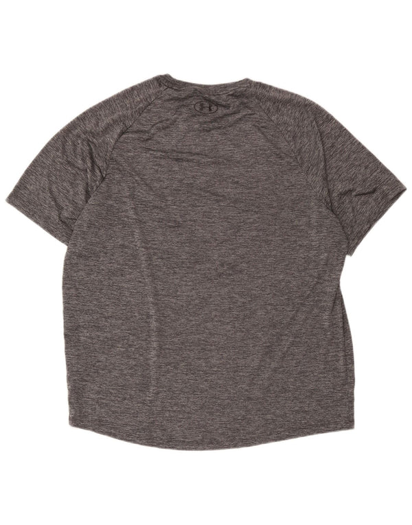 Męski t-shirt Under Armour XL, szary, nakrapiany poliester