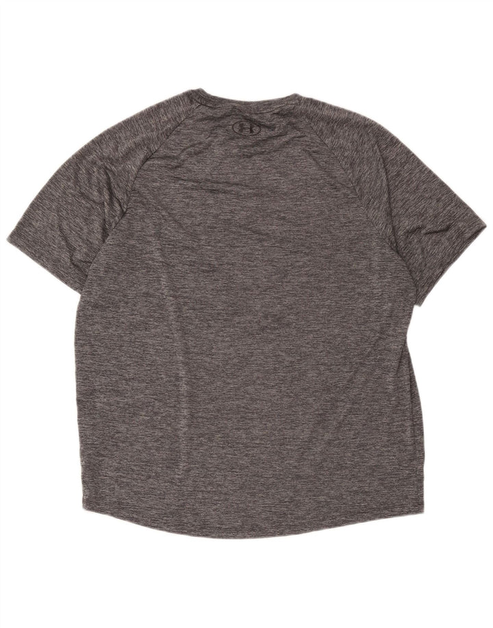 Męski t-shirt Under Armour XL, szary, nakrapiany poliester