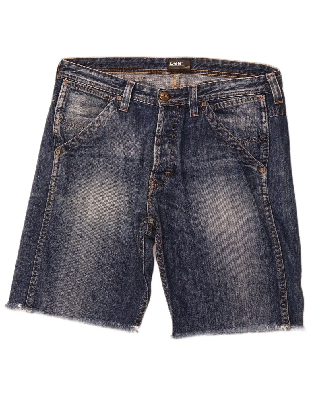 Męskie spodenki jeansowe LEE W34, duże, niebieskie
