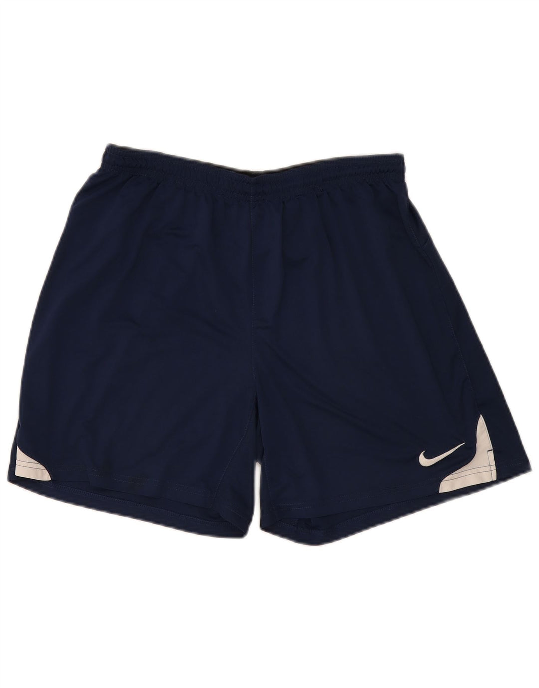 Męskie spodenki sportowe Nike XL, granatowe, z blokami kolorów, poliestrowe