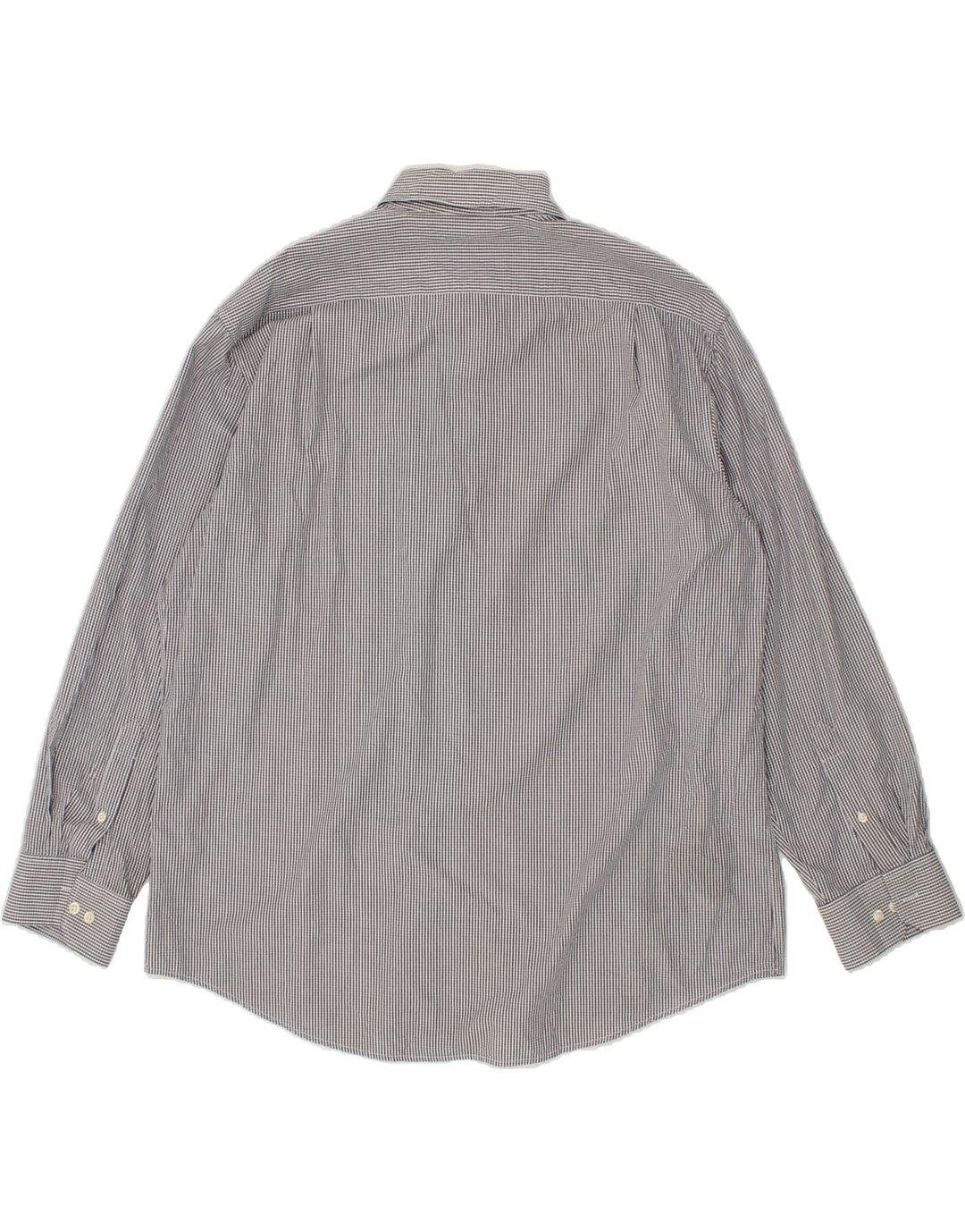 IZOD Mens Tall Shirt XL Grey Check Cotton Vintage Izod and Second-Hand Izod from Messina Hembry 