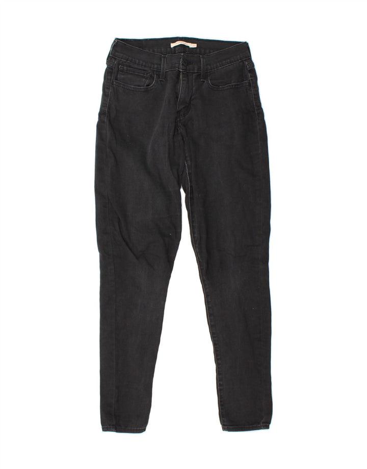 LEVI'S Womens 710 Super Skinny Jeans W27 L30 Black Vintage Levi's and Second-Hand Levi's from Messina Hembry 