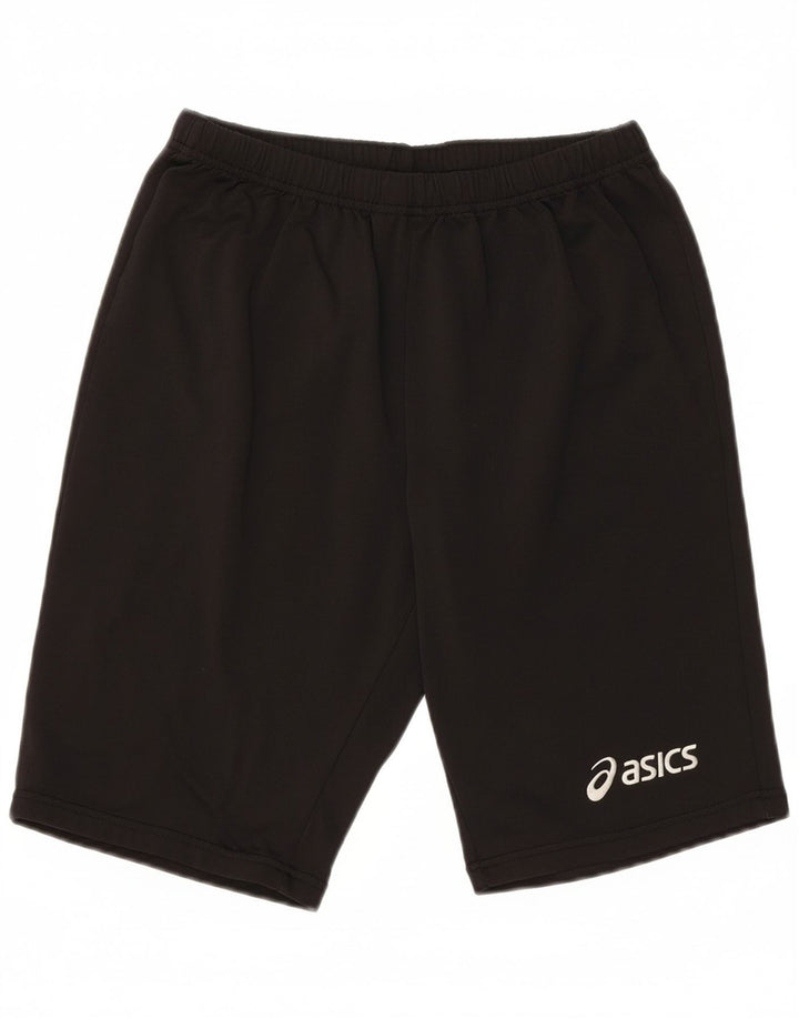 Damskie spodenki sportowe Asics Graphic UK 16, duże, czarne, poliestrowe