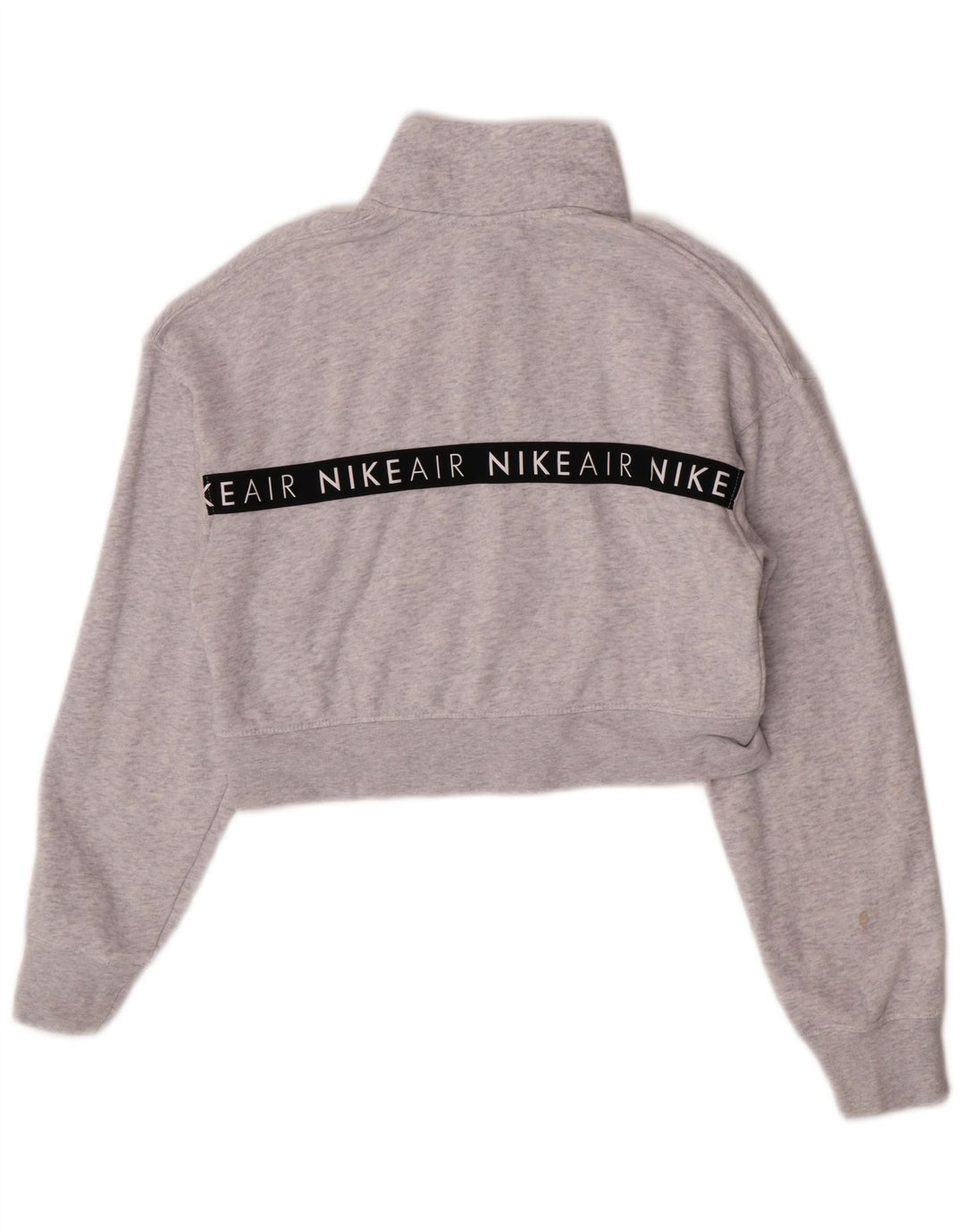 Damska bluza Nike Crop Graphic Jumper UK 10 Small Grey Flecked