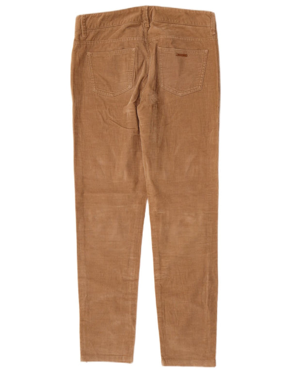 Spodnie sztruksowe Massimo Dutti Damskie Slim EU 38 Small W28 L29 Beżowe