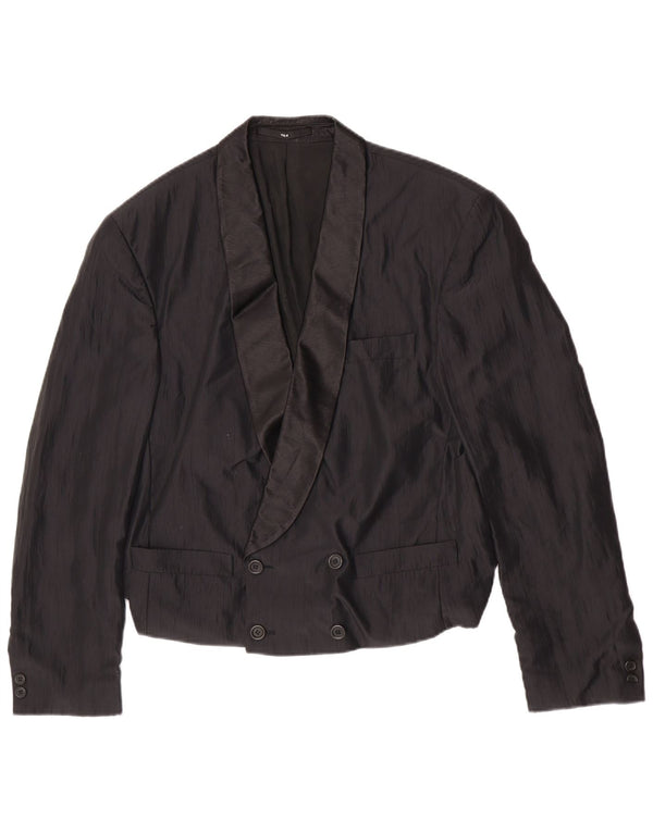 Męska marynarka dwurzędowa Studio Coletti UK 38 Medium Black