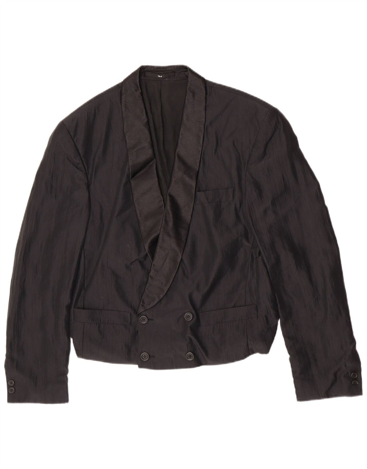 Męska marynarka dwurzędowa Studio Coletti UK 38 Medium Black