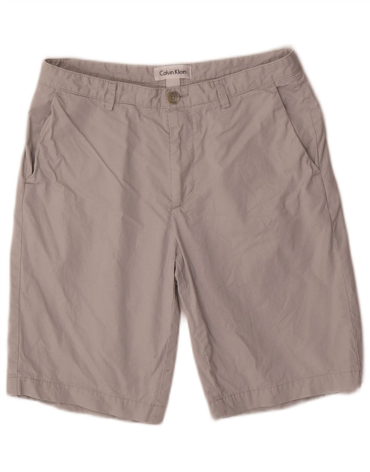 Męskie spodenki Chino Calvin Klein W30 Średnioszary, bawełniany