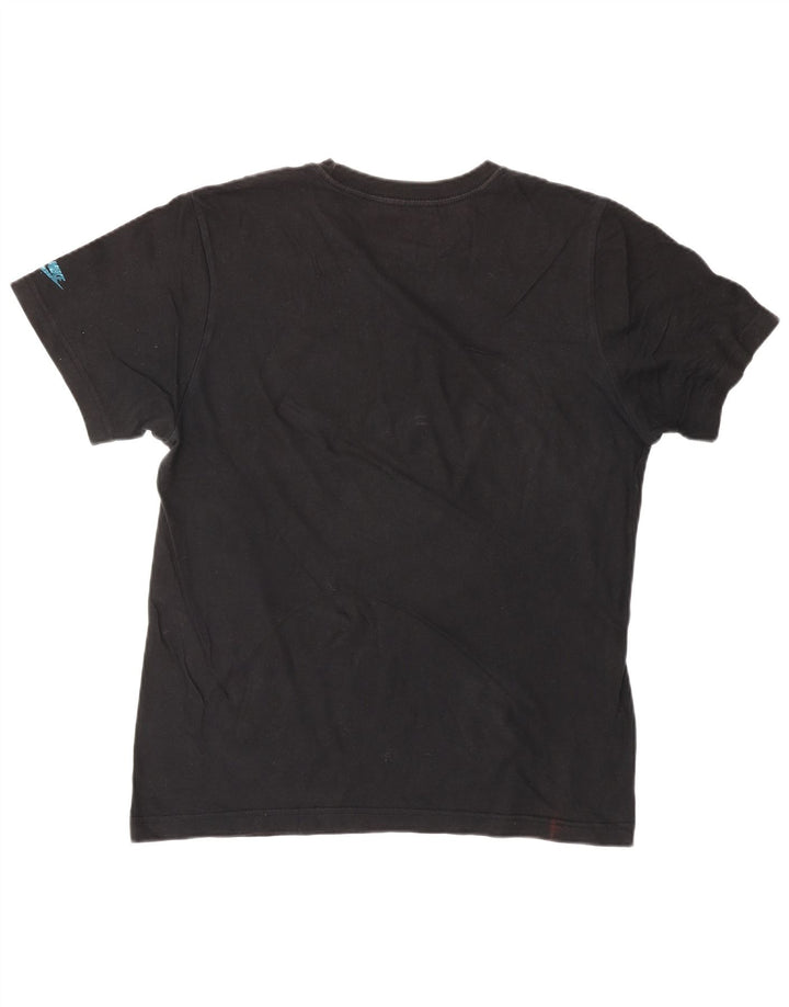 Męski T-shirt NIKE o regularnym kroju z grafiką, mały, czarny