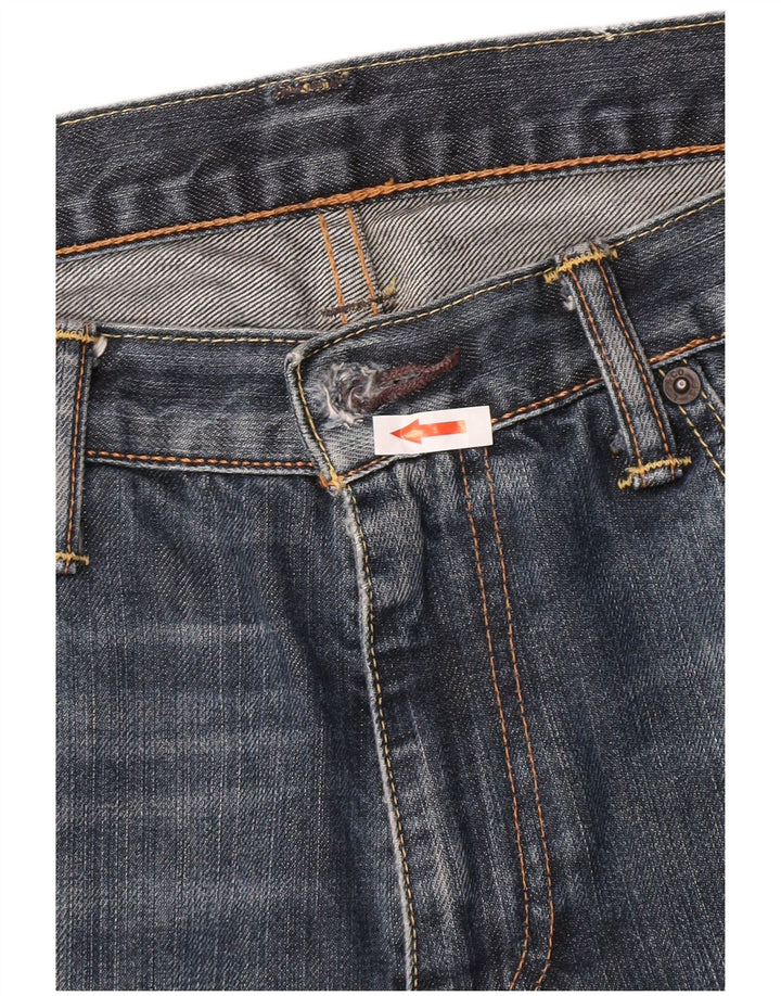 Męskie jeansy Levi's 527 Bootcut W33 L34 Niebieska bawełna