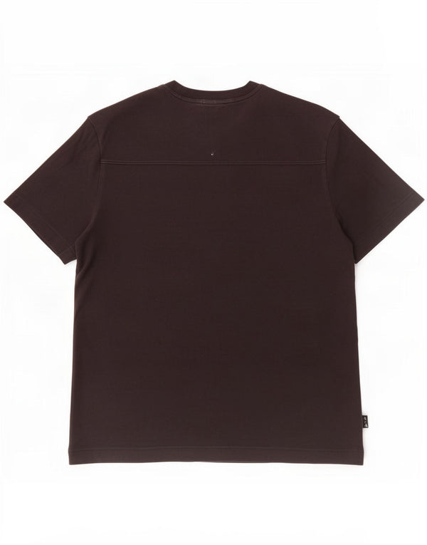 Męska koszulka z grafiką Calvin Klein Top 2XL, czarna bawełna
