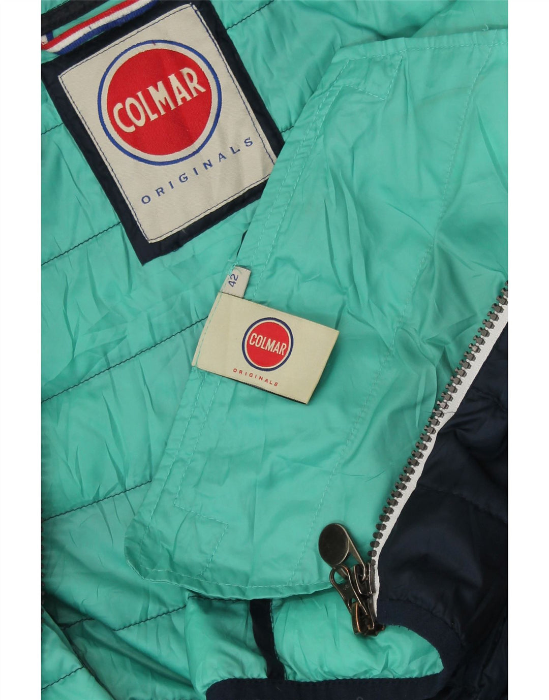 COLMAR Damska ocieplana kurtka z kapturem IT 42 Średni granat