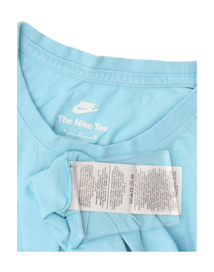 T-shirt damski Nike Top UK 14, średni niebieski, bawełniany