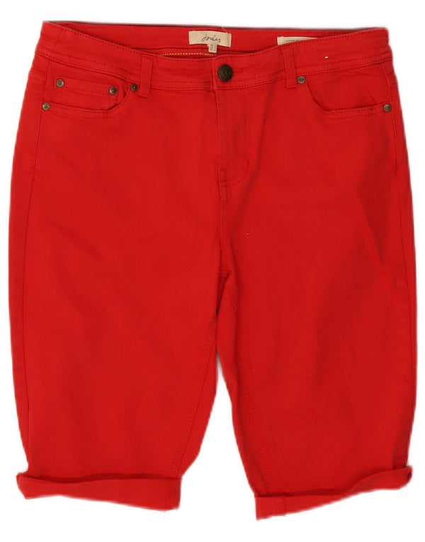 Damskie spodenki jeansowe Joules Bermudy UK 14 Medium W30 Czerwona bawełna