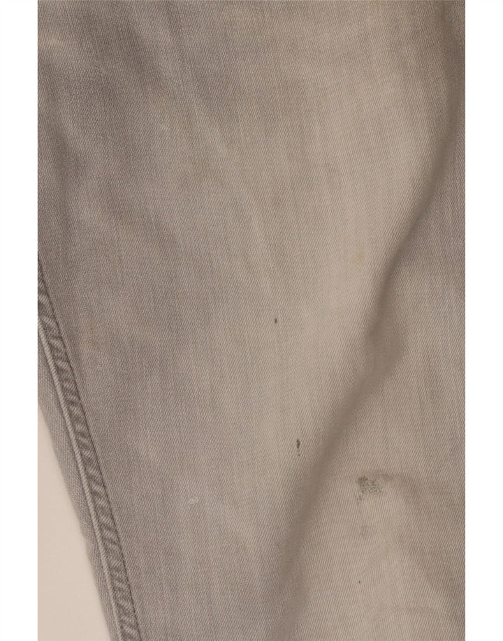 Męskie proste dżinsy LEE W33 L32 szare