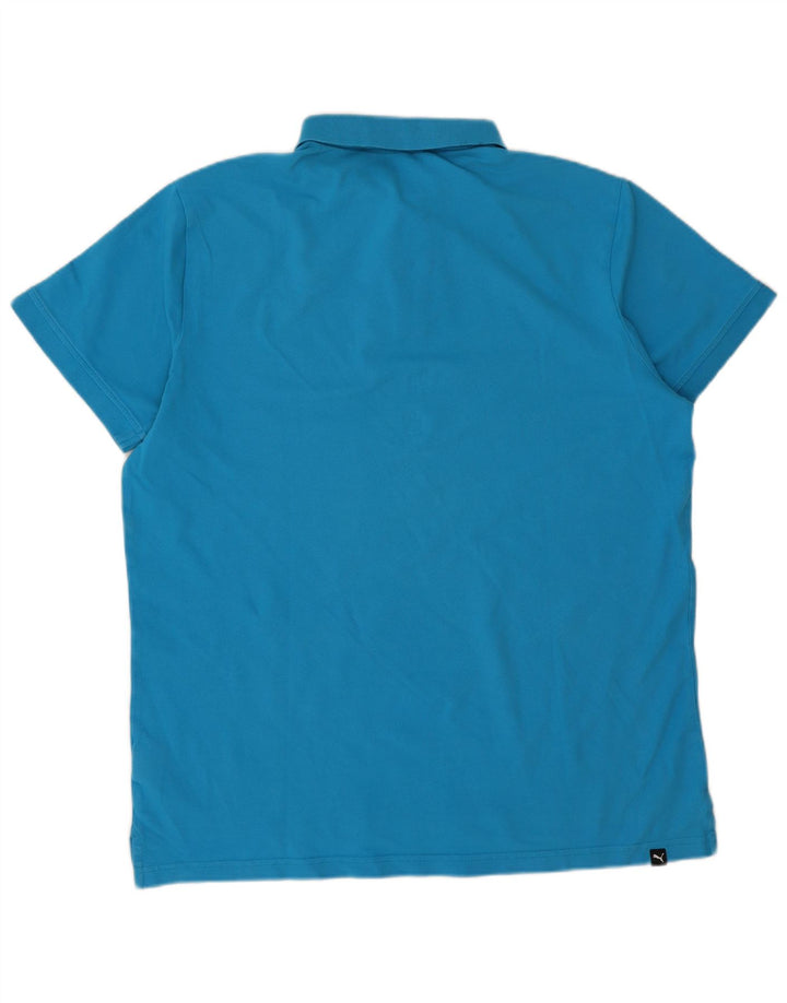 Męska koszulka polo Puma XL, niebieska, bawełniana