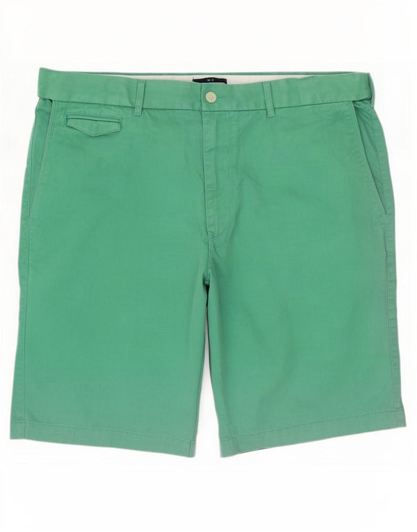 Męskie spodenki Chino Marks & Spencer W40 XL, zielone, bawełniane