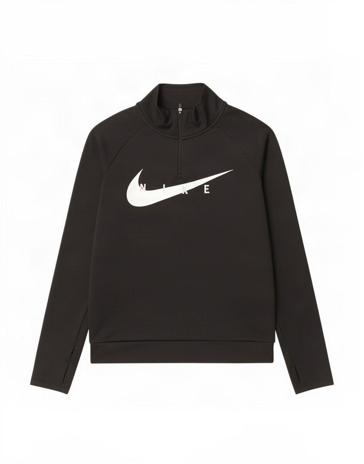Męski dres Nike z zamkiem błyskawicznym i grafiką, bluza XS, czarny poliester