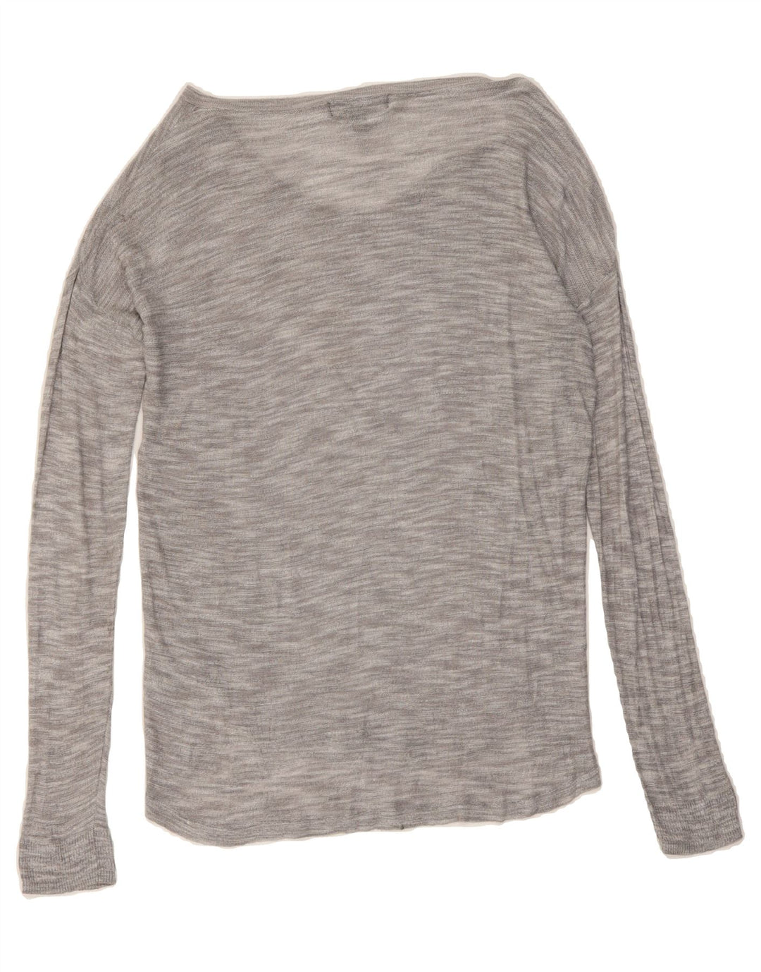 MOSSIMO Womens V-Neck Jumper Sweater UK 10 Small Grey Cotton Vintage Mossimo and Second-Hand Mossimo from Messina Hembry 