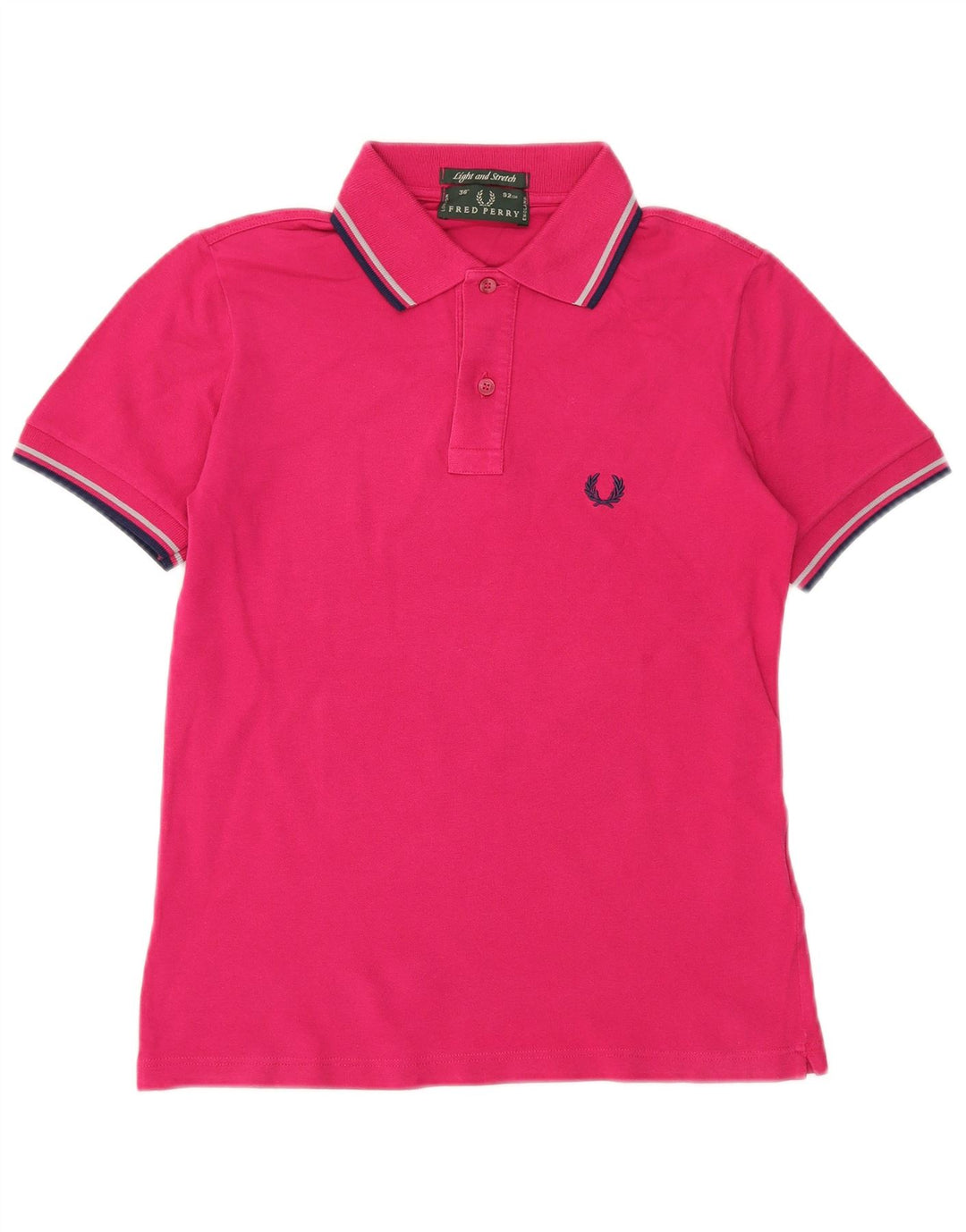 Męska koszulka polo Fred Perry, mała, różowa, bawełniana