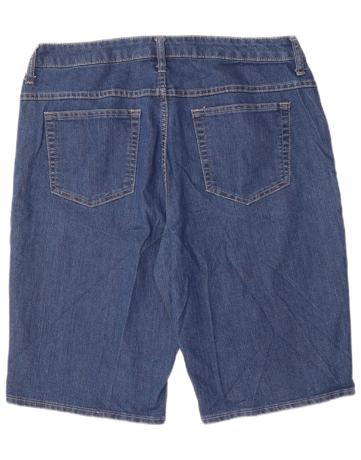 Damskie spodenki dżinsowe LEE Riders US 14 XL W34, niebieska bawełna