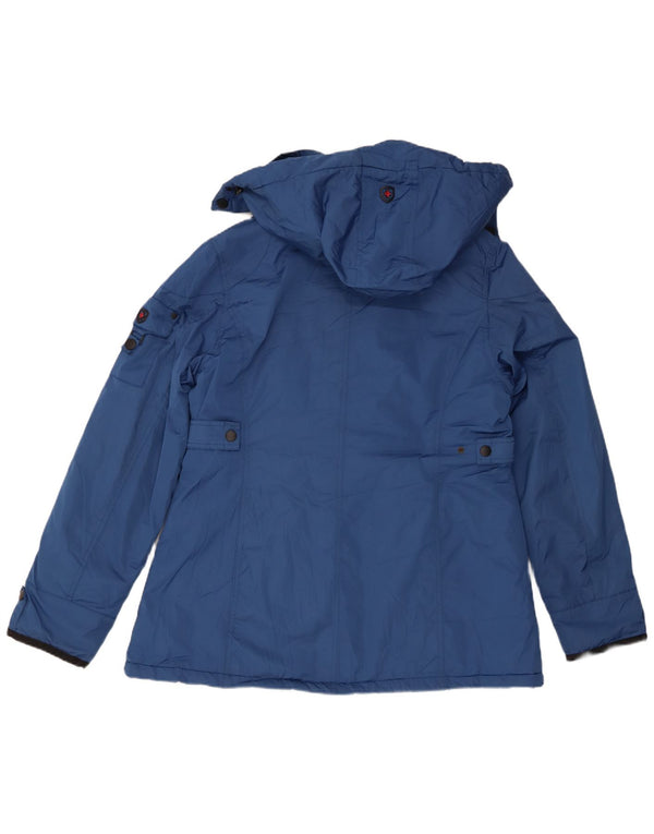 Damska ocieplana kurtka z kapturem Wellensteyn UK 20 2XL Niebieski poliamid