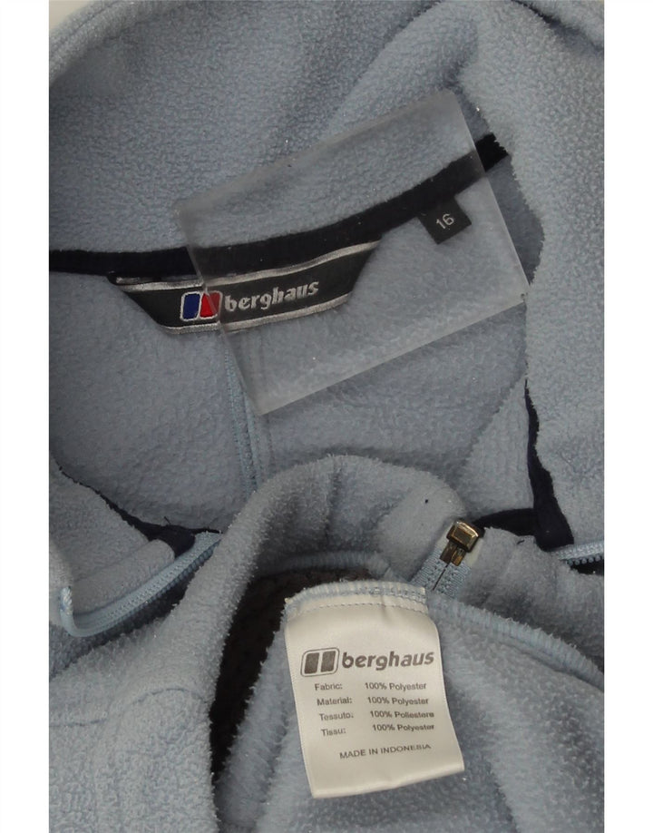 Damski sweter polarowy Berghaus UK 16, duży, niebieski, poliester
