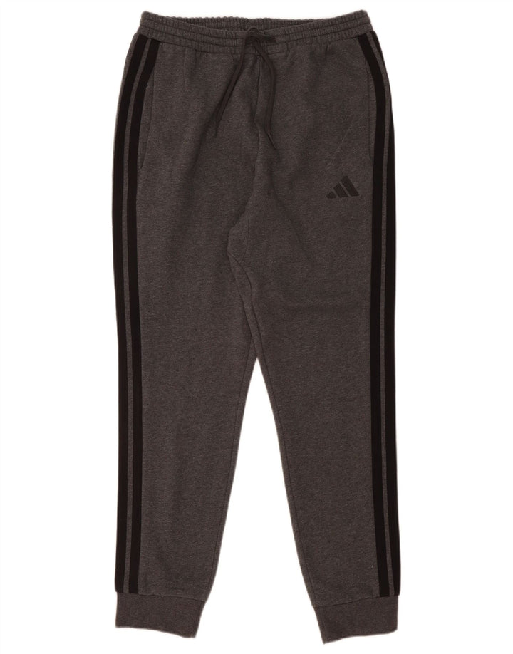 Męskie spodnie dresowe Adidas, średnioszare