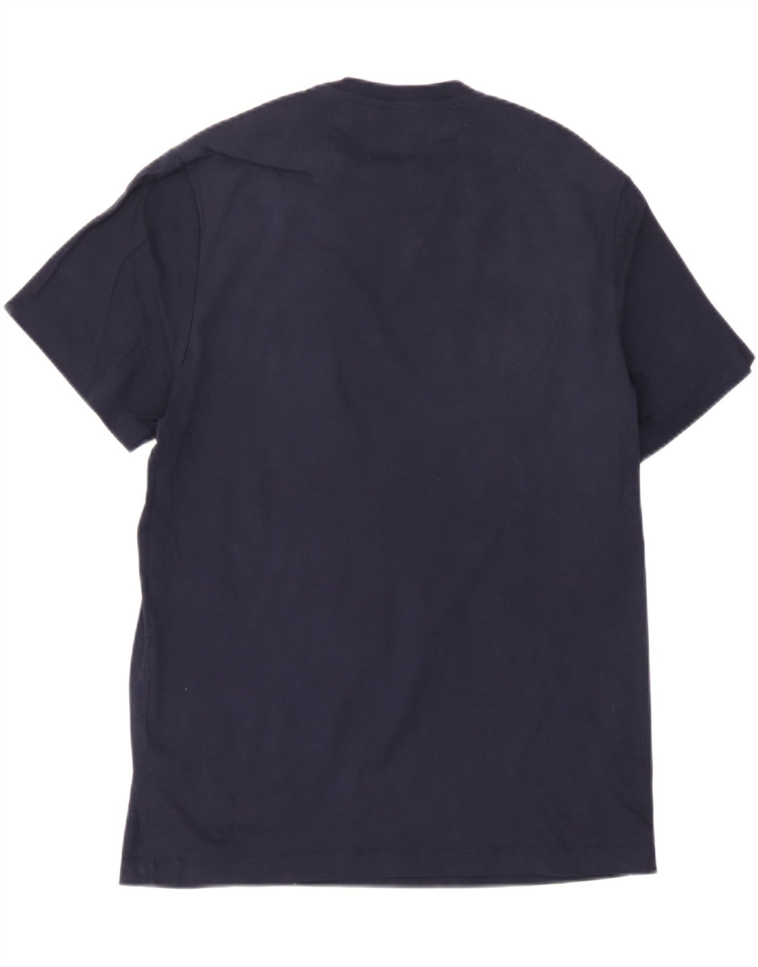 T-shirt męski Massimo Dutti Top, średni, granatowy, bawełniany