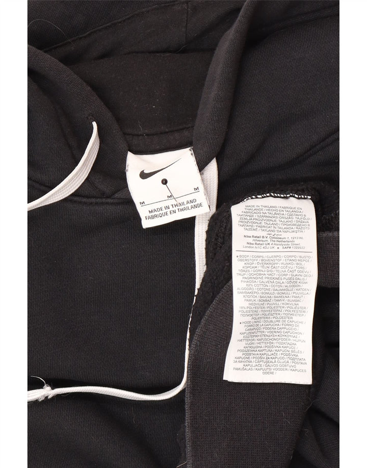 Męska bluza z kapturem Nike, średnia czarna, bawełniana