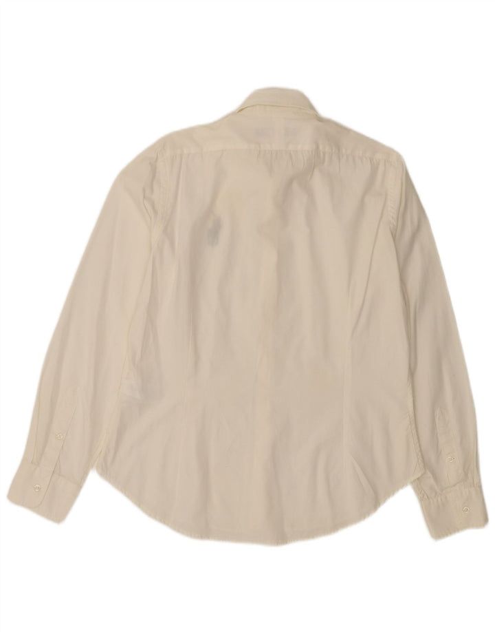 Koszula damska POLO RALPH LAUREN US 14 XL, bawełniana w kolorze złamanej bieli