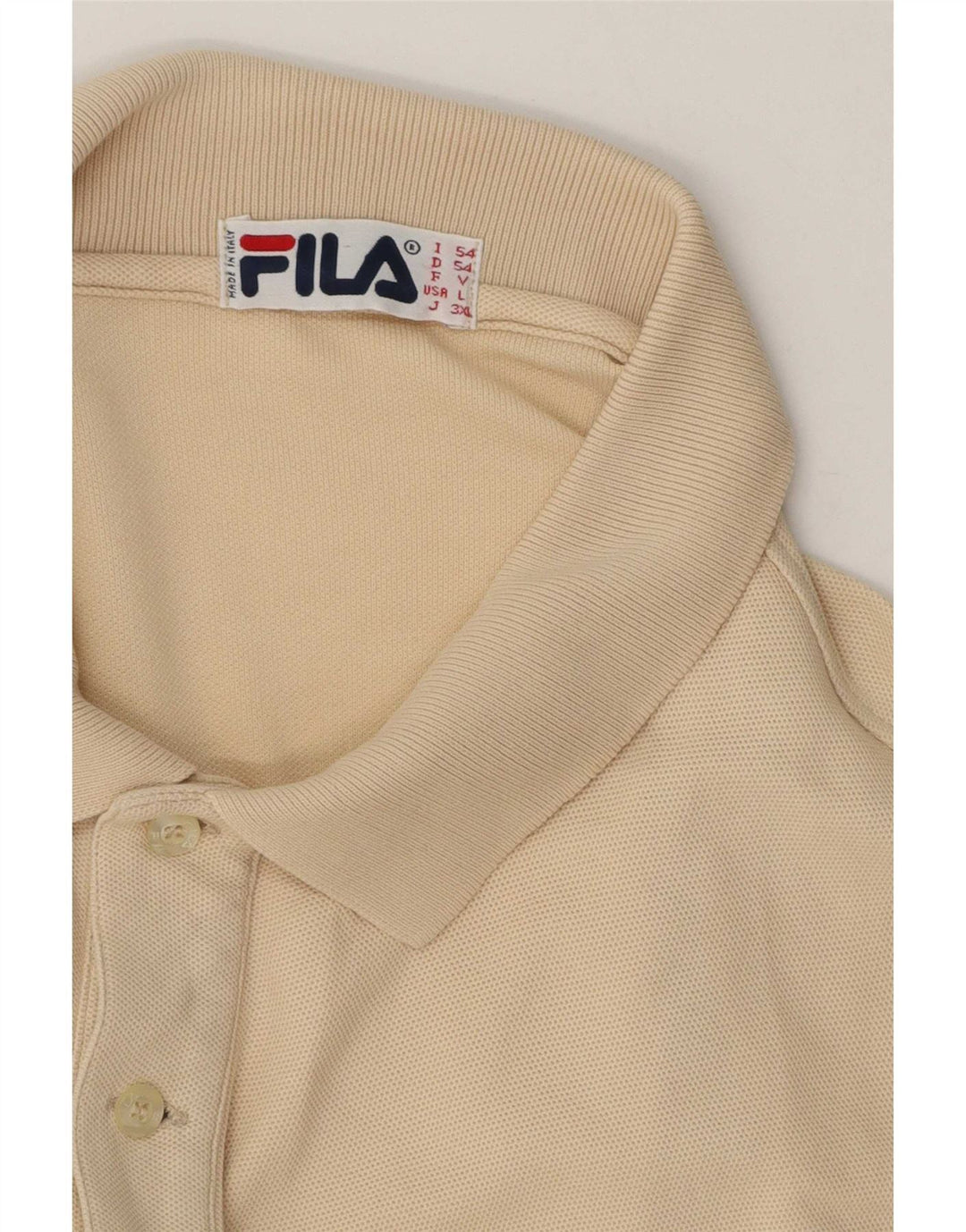 Męska koszulka polo Fila IT 54 XL beżowa