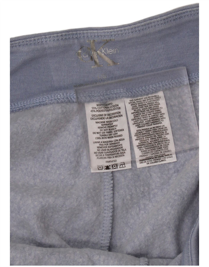 Damskie spodnie dresowe CALVIN KLEIN Capri Joggers UK 16, duże niebieskie
