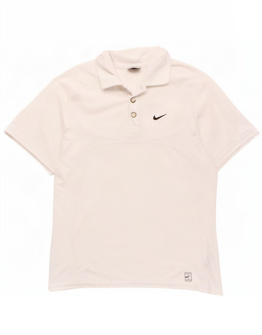 Chłopięca koszulka polo Nike 10-11 lat, średnia biała bawełna