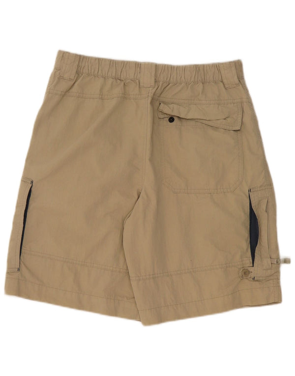 Marks & Spencer Mens Cargo Shorts W34 Large  Beige Cotton