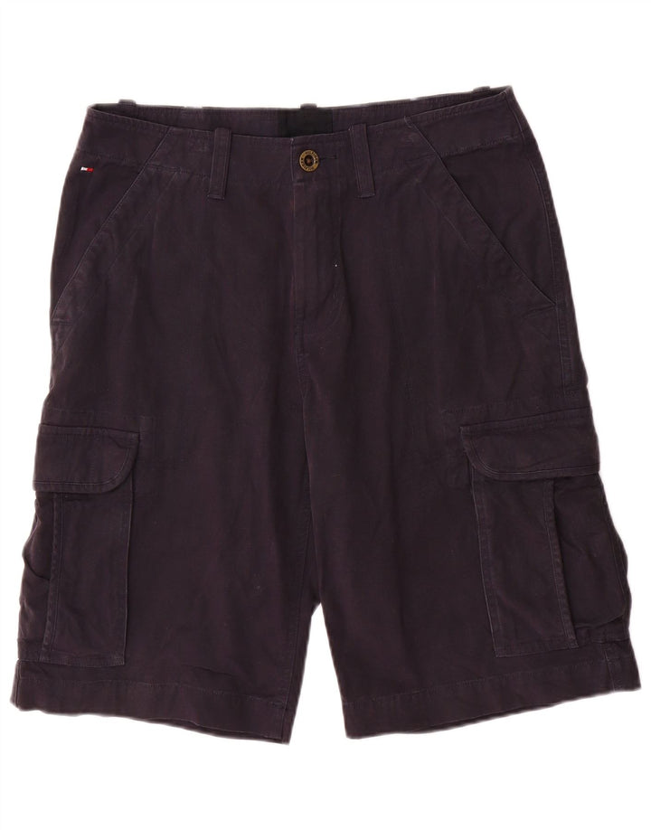 Męskie spodenki cargo TOMMY HILFIGER W32 Średni granatowy, bawełniany