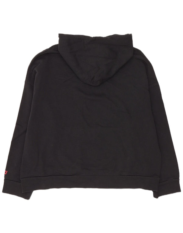 Męski sweter oversize z kapturem Levi's, mały, czarny, bawełniany