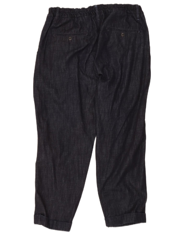 Damskie spodnie garniturowe Levi's Pegged W34 L26 Granatowa bawełna