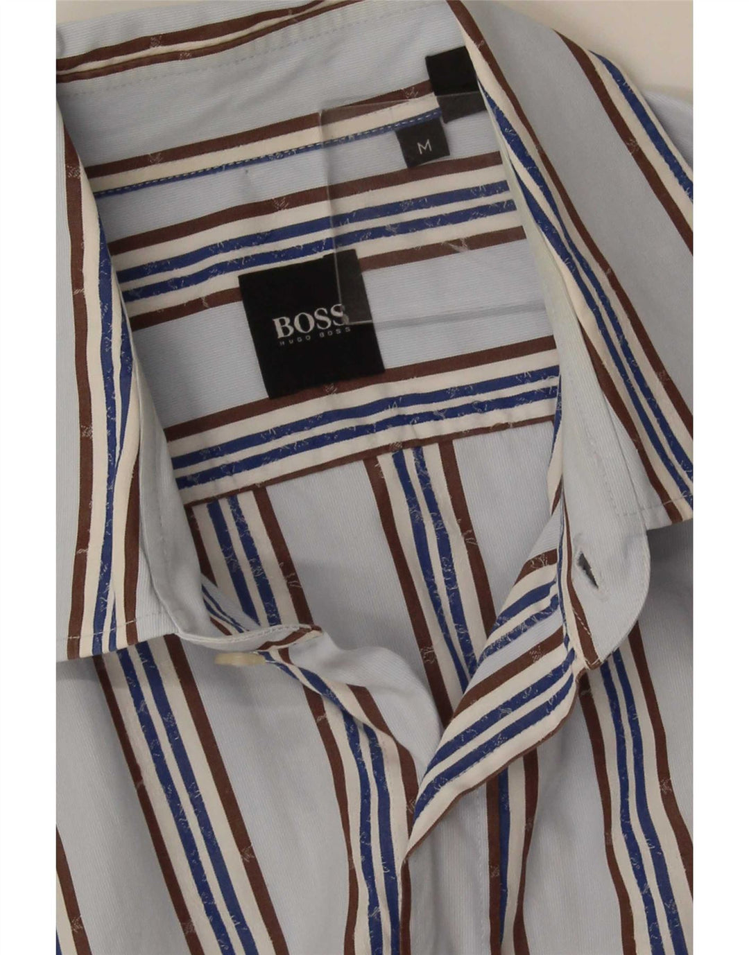 Koszula męska Hugo Boss w średnie niebieskie paski