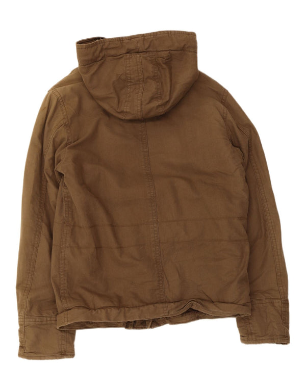 Męska kurtka z kapturem Sherpa Utility UK 40 Abercrombie & Fitch, duża, beżowa