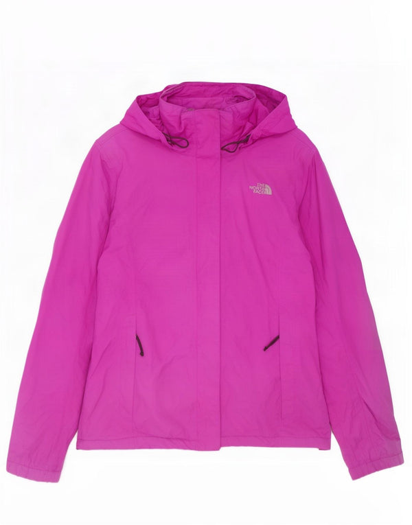 Damska kurtka przeciwdeszczowa z kapturem The North Face Dryvent UK 14, średni różowy nylon