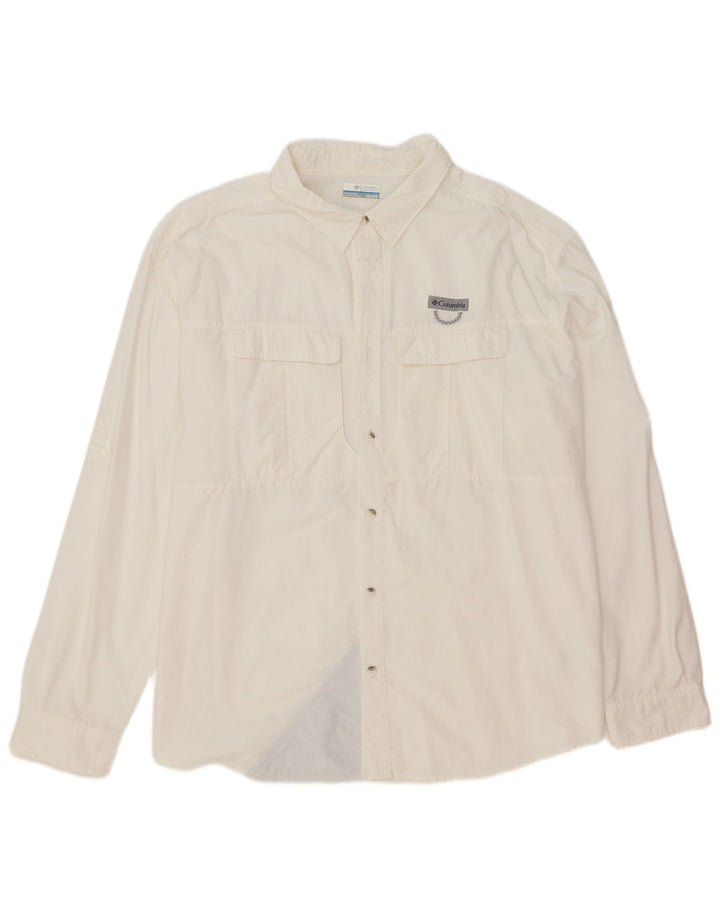 Koszula męska Columbia 2XL Biały nylon