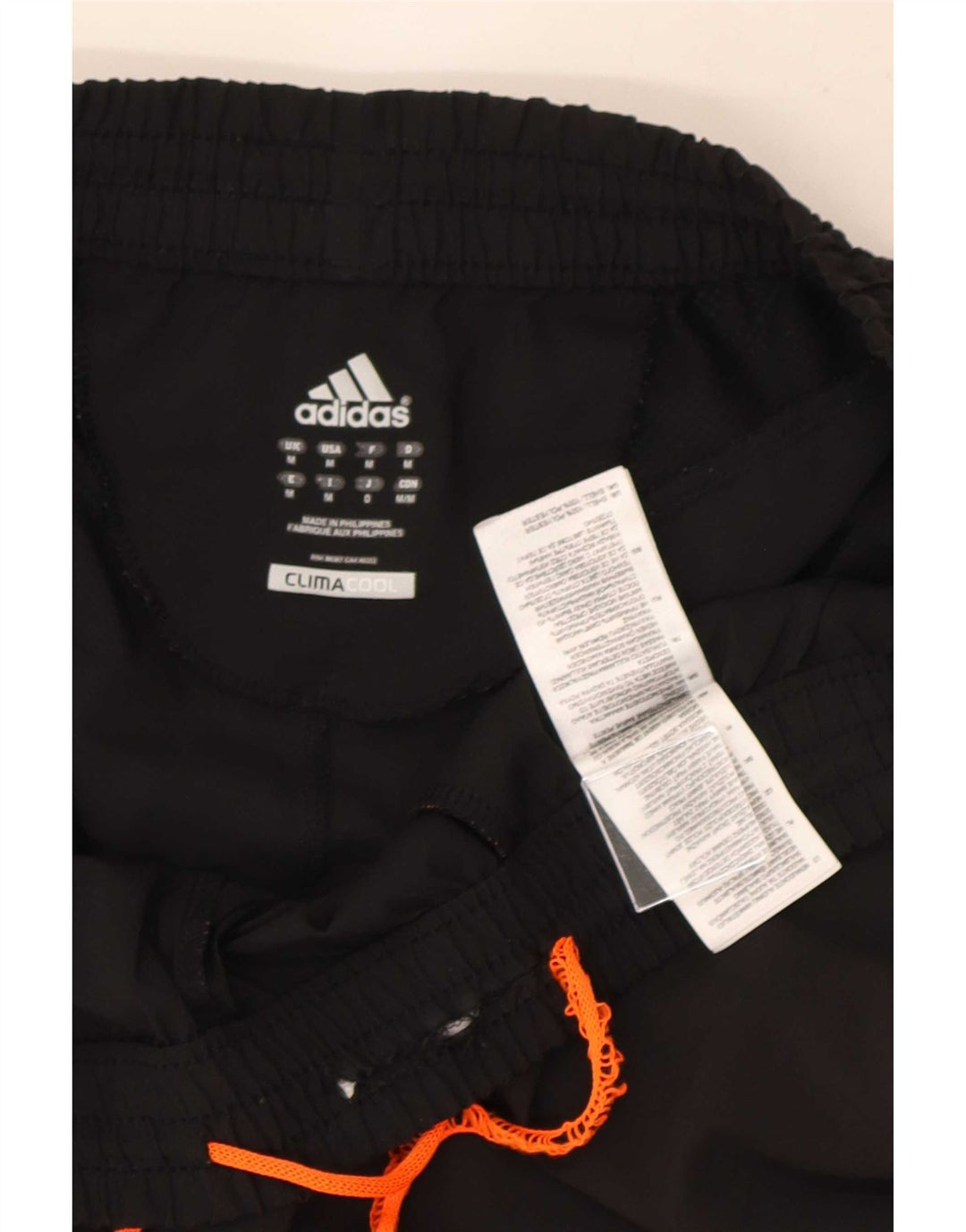 Męskie spodenki sportowe Adidas Climacool, średni czarny poliester z blokami kolorów
